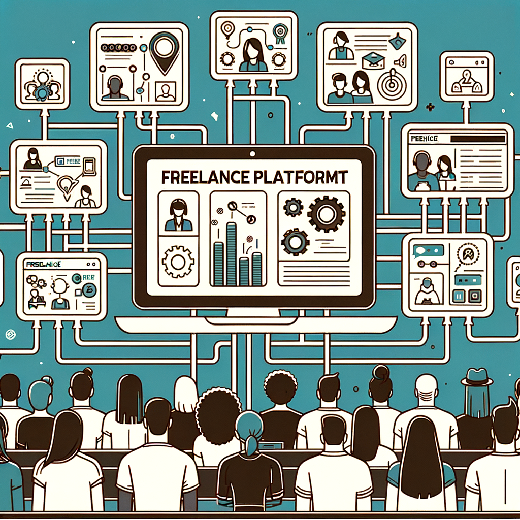 Минималистичное изображение на тему 'how-to-choose-the-best-freelance-platform-for-your-career-in-2025' в кинематографическом стиле.