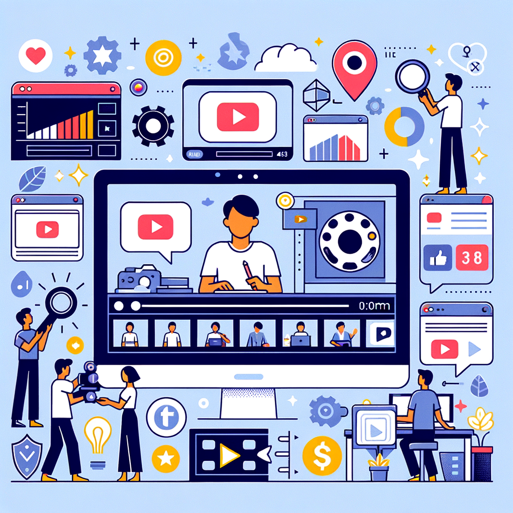 Минималистичное изображение на тему 'how-to-create-engaging-online-videos-tips-for-captivating-content' в кинематографическом стиле.