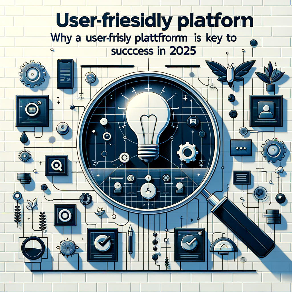 Минималистичное изображение на тему 'why-a-user-friendly-platform-matters-for-business-success-in-2025' в кинематографическом стиле.