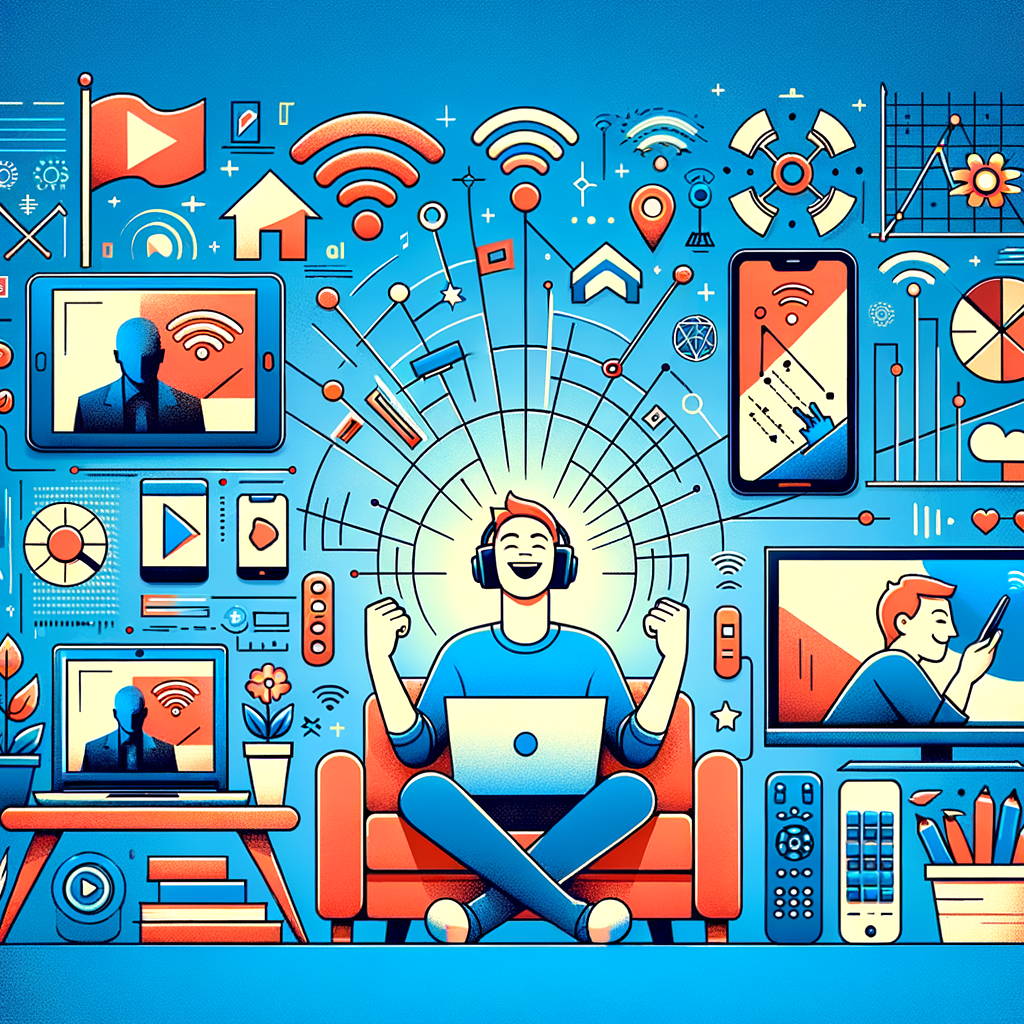 Минималистичное изображение на тему 'why-online-streaming-is-transforming-the-future-of-entertainment' в кинематографическом стиле.